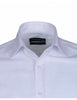 White Plain Double Cuff Shirt-Makrom