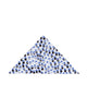 White Polka Dot Print Shirt with Matching Handkerchief-Makrom