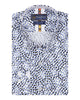 White Polka Dot Print Shirt with Matching Handkerchief-Makrom