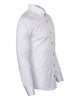 White Round Collar Pin Shirt-Makrom