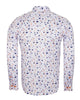 Yellow Floral Print Men's Shirt-Makrom