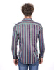 Classic Black Pastel Striped Men's Shirt