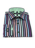 Classic Black Pastel Striped Men's Shirt