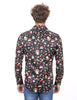 Festive Christmas Candy Cane Print Shirt