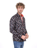 Flying Bird Print Men's Shirt