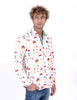 Christmas Mistletoe Print Men's Shirt