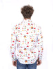 Christmas Mistletoe Print Men's Shirt
